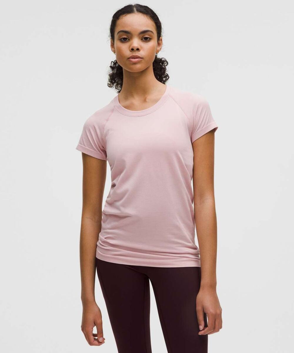 Lululemon Swiftly Tech Short-Sleeve Shirt 2.0 Pink Haze Size 4